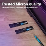 Crucial RAM CT16G48C40U5 16GB DDR5 4800MHz CL40 Masaüstü Bellek