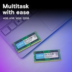 Crucial RAM DDR4 32Go 3200MHz SODIMM CL22, Mémoire pour Ordinateur Portable, Mini PC (ou 2933MHz / 2666MHz) - CT32G4SFD832A