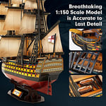 CubicFun 3D 189 Parça Puzzle HMS Victory Donanma Gemisi