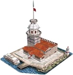 CubicFun 3D 66 Parça Puzzle Kız Kulesi