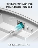 Cudy Dış Mekan Wi-Fi 5 AC1200 Dual Band Tekrarlayıcı, Erişim Noktası, Menzil Genişletici, 24V Pasif PoE, Yıldırımdan Korunma, -40 ila 60 °C Çalışma sıcaklığı, RE1200 Dış Mekan