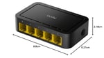 Cudy FS105D 10/100Mbps 5 Port Megabit Switch