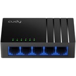 Cudy GS105D 5 Bağlantı Noktalı Gigabit Ethernet Ağ Anahtarı, Masaüstü Ethernet Splitter, Fansız, Tak ve Çalıştır Trafik Optimizasyonu