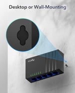 Cudy GS105D 5 Bağlantı Noktalı Gigabit Ethernet Ağ Anahtarı, Masaüstü Ethernet Splitter, Fansız, Tak ve Çalıştır Trafik Optimizasyonu