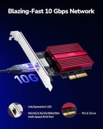 Cudy PE10G WOL 10.000Mbps Multi-Gigabit PCI Express Ethernet Ağ Kartı