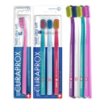 Curaprox CS 5460 yetişkinler için ekstra yumuşak diş fırçaları, hassas diş etine dayanıklı, ultra ince filamentler ve kompakt, hafif açılı diş fırçası başlığı, daha iyi diş ve diş eti sağlığı için,