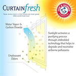 CurtainFresh Yatak Odası veya Oturma Odası için Koku Nötrleştirici Şeffaf Vual Gromet Pencere Perdesi (1 Panel), 149 cm x 241 cm, Fildişi - Seçenekler: 59 in x 84 in, 149.9G x 149.9U cm (1 Panel)...