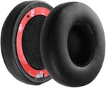 D & K Exclusives Beats Solo için Kulak Pedleri Yastıkları Yedek Bellek Köpüğü Earpads Minderleri Solo 2 ve 3 Kablosuz Kulak Üstü Kulaklıklar ile Uyumlu, Sol/Sağ Çift (Siyah)