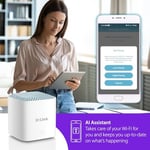 D-Link DL-M18 WIRELESS AX 1800 WI-FI 6 DUAL BAND AI MESH ROUTER KIT