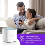 D-Link DL-M18 WIRELESS AX 1800 WI-FI 6 DUAL BAND AI MESH ROUTER KIT