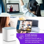 D-Link DL-M18 WIRELESS AX 1800 WI-FI 6 DUAL BAND AI MESH ROUTER KIT