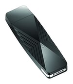 D-Link DWA-X1850 AX1800 Wi-Fi 6 USB adaptörü, 802.11ax, Dualband 2,4/5 GHz, High Speed 1200 Mbit/s, OFDMA, MU-MIMO, WPA3, Windows 10 destekler