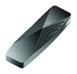 D-Link DWA-X1850 AX1800 Wi-Fi 6 USB adaptörü, 802.11ax, Dualband 2,4/5 GHz, High Speed 1200 Mbit/s, OFDMA, MU-MIMO, WPA3, Windows 10 destekler