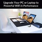 D-Link USB WiFi 6 Adaptör AX1800 USB 3.0 Çift Bant Uzun Menzilli MU-MIMO Kablosuz İnternet Ağı Masaüstü PC Dizüstü Bilgisayar Pencer - Seçenekler: AX1800 USB WiFi 6 Adaptör, AX1800 USB Adaptörü (Yeni)