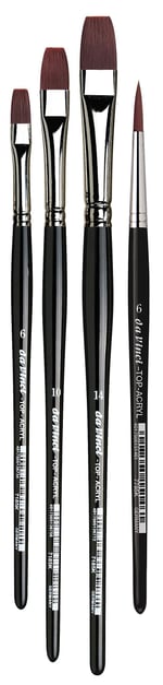 da Vinci Brushes Top Acryl Sentetik Akrilik Ve Yağlı Boya Fırça Seti Seri 4220