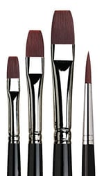 da Vinci Brushes Top Acryl Sentetik Akrilik Ve Yağlı Boya Fırça Seti Seri 4220