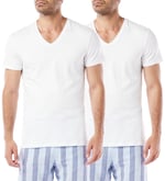 Dagi Erkek D5030 Compact V Yaka T-shirt 2'li, Pamuk