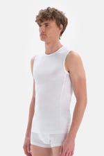 Dagi Erkek D5090 Compact Kolsuz O Yaka T-shirt, Pamuk