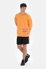 Dagi Erkek Erkek Cep Detaylı Sweatshirt, Pamuklu, Örme