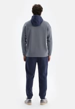 Dagi Erkek Erkek Kapişonlu İçi Şardonlu Sweatshirt, Pamuklu, Örme