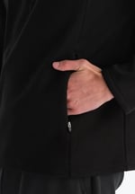 Dagi Erkek Fermuar Yaka Kapşonlu Termal Sweatshirt, Örme