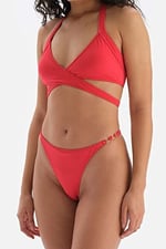 Dagi Kadın Boyundan Bağlı Bikini Üst, Örme