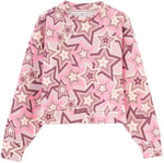 Dagi Kadın Dik Yaka Yıldız Baskılı Scuba Sweatshirt, Örme