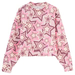 Dagi Kadın Dik Yaka Yıldız Baskılı Scuba Sweatshirt, Örme