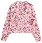 Dagi Kadın Dik Yaka Yıldız Baskılı Scuba Sweatshirt, Örme