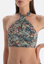 Dagi Kadın Halter Yaka Bikini Üst, Örme