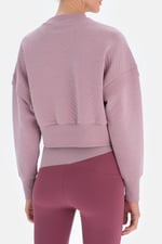 Dagi Kadın Kadın Kapıtone Crop Sweatshirt, Pamuklu, Örme