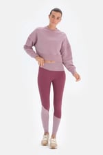 Dagi Kadın Kadın Kapıtone Crop Sweatshirt, Pamuklu, Örme