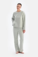 Dagi Kadın Kapitone Pantolon Pijama, Örme