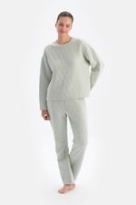 Dagi Kadın Kapitone Pantolon Pijama, Örme