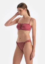Dagi Kadın Straplez Bikini Üst, Örme