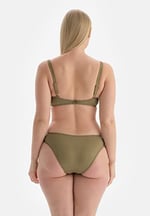 Dagi Kadın Toparlayıcı Yüksek Bel Bikini Alt, Örme