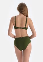 Dagi Kadın Tül Detaylı Yüksek Bel Bikini Alt, Örme