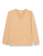 Dagi Kadın V Yaka Uzun Kollu Örgülü Sweatshirt, Örme, Süprem