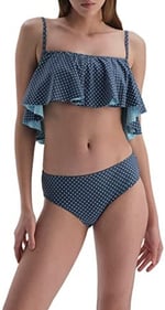 Dagi Kadın Volanlı Bikini Üst, Örme