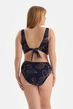 Dagi Kadın Yüksek Bel Bikini Alt, Örme