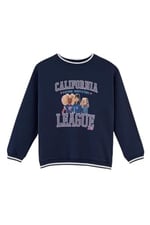 Dagi Kız Çocuk Barbıe Lisans Baskılı Sweatshirt, Pamuklu, Örme