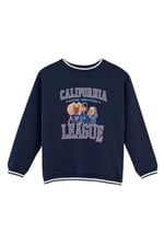 Dagi Kız Çocuk Barbıe Lisans Baskılı Sweatshirt, Pamuklu, Örme