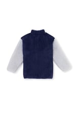 Dagi Kız Çocuk Cep Detaylı Unisex Şerpa Sweatshirt, Örme