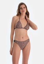 Dagi Leopar Baskılı Slip Bikini Altı, 24SW81002ST