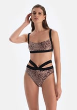 Dagi Leopar Baskılı Slip Bikini Altı, 24SW81006ST