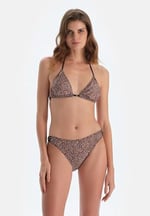 Dagi Leopar Baskılı Slip Bikini Altı, 24SW81002ST