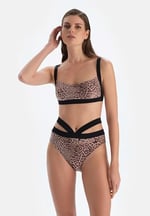 Dagi Leopar Baskılı Slip Bikini Altı, 24SW81006ST