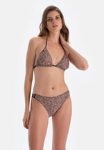 Dagi Leopar Baskılı Slip Bikini Altı, 24SW81002ST