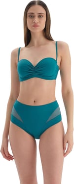 Dagi Straplez Kaplı Bikini Üst Siyah, 23SW82003GB