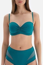 Dagi Straplez Kaplı Bikini Üst Siyah, 23SW82003GB